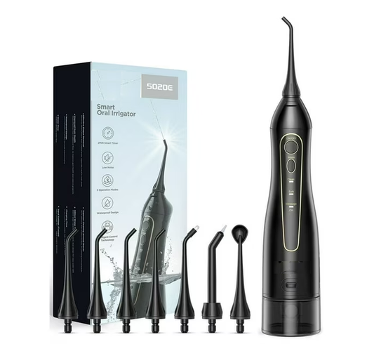 SWISSTHETIC® Water Flosser Oral Irrigator (black)