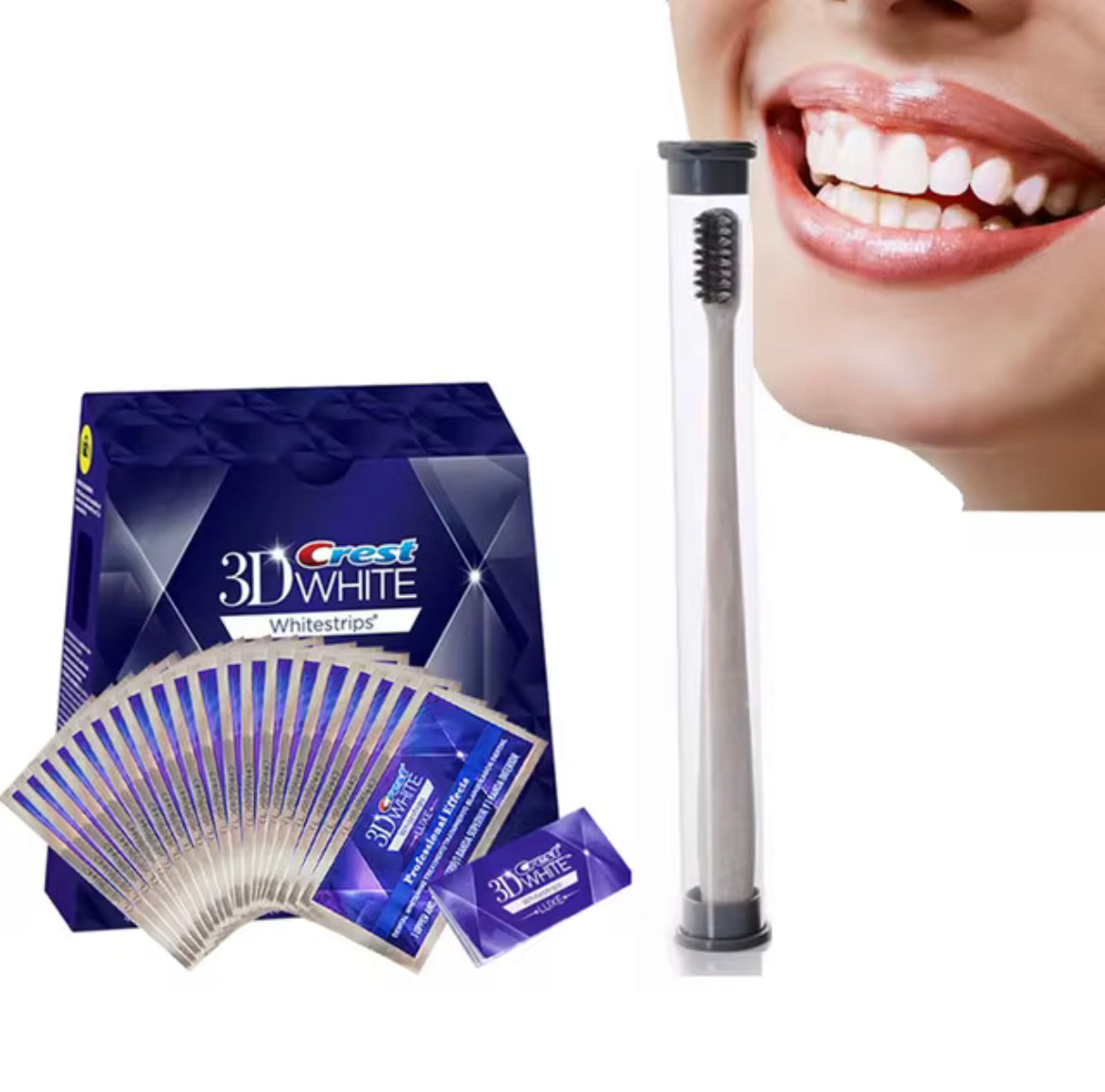 3D Teeth Whitening White Strips Crest Professional Effect Original Oral Dental Hygiene