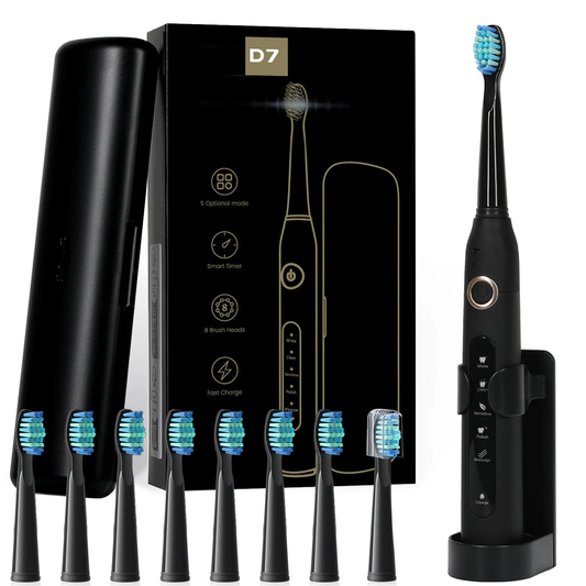 SWISSTHETIC® Sonic Electric Toothbrush Plus (Black)