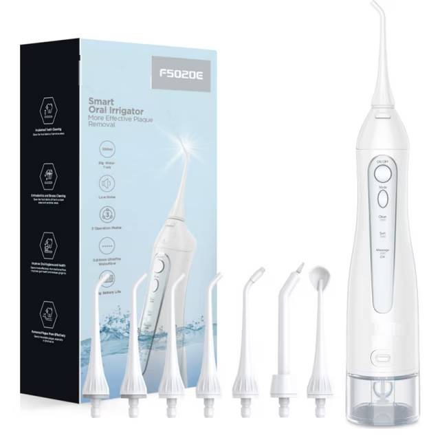 SWISSTHETIC® Water Flosser Oral Irrigator (white)